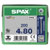SPAX 0191010400805 Universal Screw 4 x 80mm T-Star Plus Steel WIROX 200pc