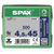 SPAX 0191010450455 Universal Screw 4.5 x 45mm T-Star Plus Steel WIROX 500pc