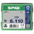 SPAX 0191010601105 Universal Screw 6 x 110mm T-Star Plus Steel WIROX 100pc
