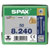 SPAX 0191010802405 Universal Screw 8 x 240mm T-Star Plus Steel WIROX 50pc