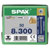 SPAX 0191010803005 Universal Screw 8 x 300mm T-Star Plus Steel WIROX 50pc