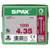 SPAX 0201010400355 Universal Pan Screw 4 x 35mm T-Star Plus Steel WIROX 1000pc