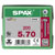 SPAX 0201010500705 Universal Pan Screw 5 x 70mm T-Star Plus Steel WIROX 200pc