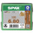 SPAX 0251010600805 Universal Screw 6 x 80mm T-Star Plus Steel WIROX 100pc
