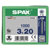 SPAX 1191010300205 Universal Screw 3 x 20mm T-Star Plus Steel WIROX 1000pc