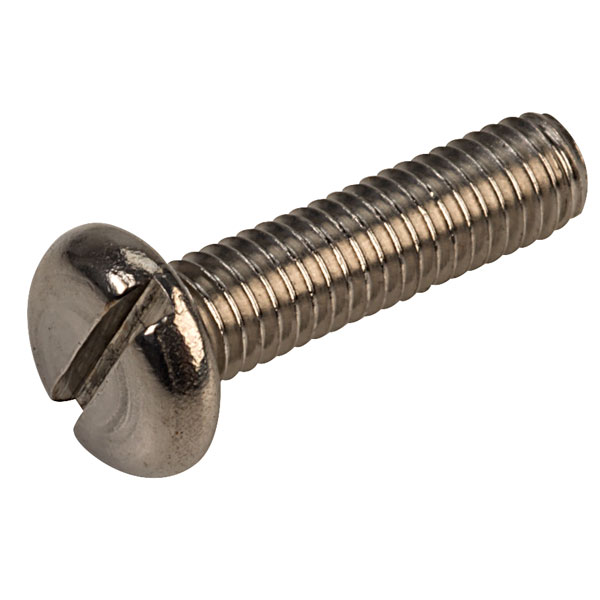 Affix Slotted Pan Head Stainless Steel Screws M3 12mm Pack Of 100 