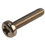 Affix Pozi Pan Head Stainless Steel Screws M2.5 12mm - Pack Of 100