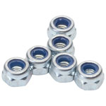 TR Fastenings M3-N5ST-TC1 Nylon Insert Lock Nut M3 Pack Of 100