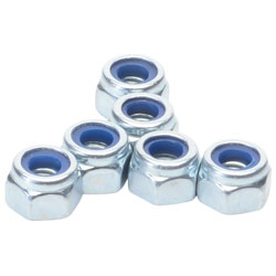 TR Fastenings M4-N5ST-TC1 Nylon Insert Lock Nut M4 Pack Of 100