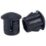 Heyco 2603 DP 250 Dome Plug 6.4mm - Black - Pack of 25