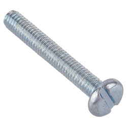 TR Fastenings Metric Pan Head Machine Screws - Slotted M3 20mm - Box Of 100