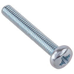 TR Fastenings Metric Pan Head Machine Screws - Pozidriv® M3 20mm - Box Of 100