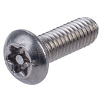 Affix Security Screw Button Head Pin Recess T Drive T20 A2 S/S M4 12mm PK100