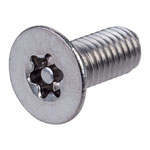 Affix Security Screw Csnk Head Pin Recess T Drive T25 A2 S/S M5 12mm PK100