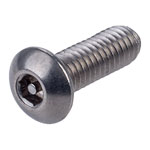 Affix Security Screw Button Head Pin Hexagon Drive H40 A2 S/S M4x12mm PK100