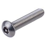 Affix Security Screw Button Head Pin Hexagon Drive H40 A2 S/S M4x20mm PK100