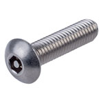 Affix Security Screw Button Head Pin Hexagon Drive H40 A2 S/S M5x20mm PK100