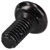 R-TECH 337000 Black Pozi Pan Head Machine Screws M3 6mm - Pack Of 100