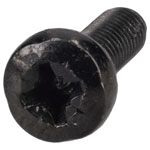 R-TECH 337001 Black Pozi Pan Head Machine Screws M3 10mm - Pack Of 100