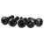 R-TECH 337001 Black Pozi Pan Head Machine Screws M3 10mm - Pack Of 100