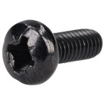 R-TECH 337005 Black Pozi Pan Head Machine Screws M4 10mm - Pack Of 100