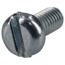 R-TECH 337007 Slotted Pan Head Machine Screws BZP M2.5 6mm - Pack Of 100