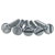 R-TECH 337008 Slotted Pan Head Machine Screws BZP M2.5 10mm - Pack Of 100