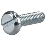 R-TECH 337012 Slotted Pan Head Machine Screws BZP M3 10mm - Pack Of 100