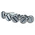 R-TECH 337012 Slotted Pan Head Machine Screws BZP M3 10mm - Pack Of 100