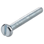 R-TECH 337016 Slotted Pan Head Machine Screws BZP M3 25mm - Pack Of 100