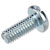 R-TECH 337018 Slotted Pan Head Machine Screws BZP M4 10mm - Pack Of 100