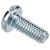 R-TECH 337018 Slotted Pan Head Machine Screws BZP M4 10mm - Pack Of 100