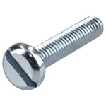 R-TECH 337021 Slotted Pan Head Machine Screws BZP M4 20mm - Pack Of 100