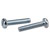 R-TECH 337021 Slotted Pan Head Machine Screws BZP M4 20mm - Pack Of 100