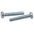 R-TECH 337022 Slotted Pan Head Machine Screws BZP M4 25mm - Pack Of 100