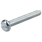 R-TECH 337023 Slotted Pan Head Machine Screws BZP M4 30mm - Pack Of 100