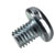 R-TECH 337024 Slotted Pan Head Machine Screws BZP M5 6mm - Pack Of 100