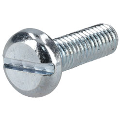 R-TECH 337026 Slotted Pan Head Machine Screws BZP M5 16mm - Pack Of 100