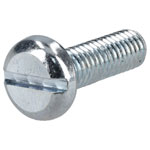 R-TECH 337026 Slotted Pan Head Machine Screws BZP M5 16mm - Pack Of 100