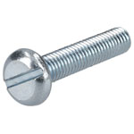 R-TECH 337027 Slotted Pan Head Machine Screws BZP M5 25mm - Pack Of 100