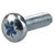 R-TECH 337035 Pozi Pan Head Machine Screws BZP M3 10mm - Pack Of 100