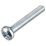 R-TECH 337038 Pozi Pan Head Machine Screws BZP M3 20mm - Pack Of 100