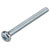 R-TECH 337040 Pozi Pan Head Machine Screws BZP M3 30mm - Pack Of 100