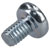 R-TECH 337041 Pozi Pan Head Machine Screws BZP M4 6mm - Pack Of 100