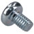 R-TECH 337041 Pozi Pan Head Machine Screws BZP M4 6mm - Pack Of 100