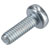 R-TECH 337043 Pozi Pan Head Machine Screws BZP M4 12mm - Pack Of 100