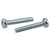 R-TECH 337046 Pozi Pan Head Machine Screws BZP M4 25mm - Pack Of 100