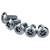 R-TECH 337056 Button Head Security Pin T Drive Screws M3 6mm T10 - Pk Of 100