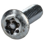 R-TECH 337058 Button Head Security Pin T Drive Screws M4 12mm T20 - Pk Of 100