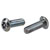 R-TECH 337058 Button Head Security Pin T Drive Screws M4 12mm T20 - Pk Of 100